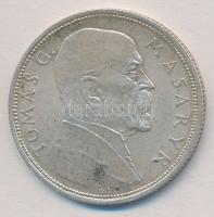 Csehszlovákia 1928. 10K Ag "Masaryk" T:2 
Czechoslovakia 1928. 10 Korun Ag "Masaryk&...