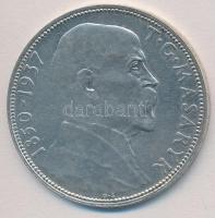 Csehszlovákia 1937. 20K Ag "Masaryk köztársasági elnök halála" T:1-,2 
Czechoslovakia 193...