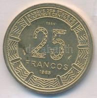 Egyenlítői-Guinea 1985. 25Fr Al-Br próbaveret, lezárt tasakban T:1
Equatorial Guinea 1985. 25 Franc...