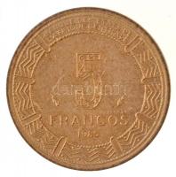 Egyenlítői-Guinea 1985. 5Fr Al-Br próbaveret T:1,1-
Equatorial Guinea 1985. 5 Francs Al-Br essai C:...