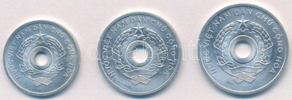 Észak-Vietnam 1958. 1x Al + 2x Al + 5x Al T:1-
North Vietnam 1958. 1 Xu Al + 2 Xu Al + 5 Xu Al C:AU