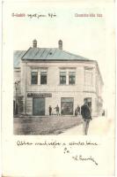 1908 Ólubló, Stará Lubovna; Csumitta-féle ház, Zauderer Simon üzlete / villa, shop