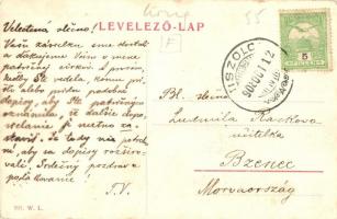 Tiszolc, Tisovec; Sporitelna / Takarékpénztár és Városháza, Goldschmied Simon üzlete. W. L. 707. / s...