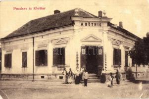 Gorbonok, Klostar Podravski; A. Nöthig üzlete. W. L. 150. / shop front (fa)