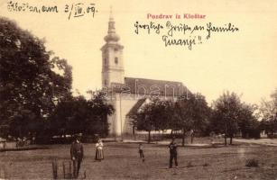 Gorbonok, Klostar Podravski; Templom. W. L. 151. / church (EK)