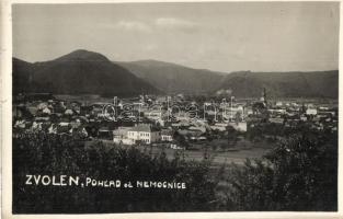 Zólyom, Zvolen; látkép a kórházból / Pohlad od Nemocnice / view from the hospital. photo