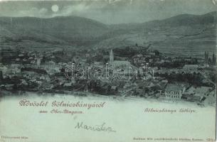 Gölnicbánya, Gelnica, Bergstadt Gölnitz; este / night