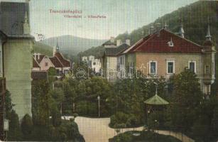 Trencsénteplic, Trencianske Teplice; Villa részlet / villas