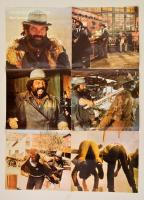 cca 1985 Aranyeső Yuccában, főszerepben: Bud Spencer, kétoldalas filmplakát, hajtott, 67×49 cm