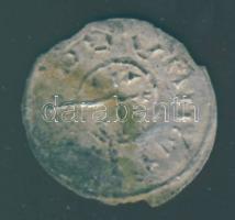 Salamon 1063-1071. Denár Ag ÉH8 R! T:4 Szélein sérült, hozzávaló 2 kis darabbal!