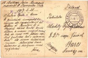 SMS Tegetthoff, osztrák-magyar haditengerészet Tegetthoff-osztályú csatahajója, matrózok pihenője a ...