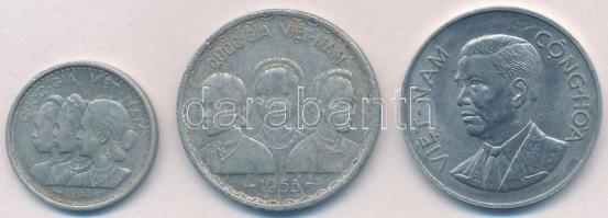 Dél-Vietnam 1953. 10s Al + 50x Al + 1960. 50s Al T:2,2-,1-
South Viet Nam 1953. 10 Su Al + 50 Xu Al...