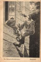 Die Retraiteüberschreiter, Mancanti / K.u.K. mariner humor, C. F. P. 1917/18 s: Ed. Dworak (EK)