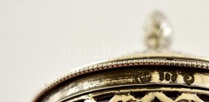 Mustáros tégely üveg betéttel / Mustard jar with grlass part nett: 79 g,  9 cm