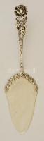 Ezüst tortalapát és cukorkanál rózsás díszítéssel / Silver spoon an cake spoon 65g
