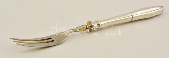 6 süteményes villa ezüst nyéllel / silver cake forks