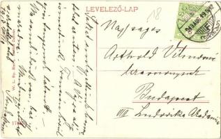 Vágsziklás, Szkalka-Benedek, Skalka nad Váhom (Trencsénteplic); Vágvölgy. Apátsági romok. W. L. Bp. ...