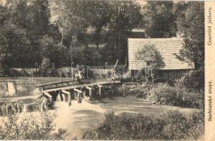 Jolsva, Jelsava; Garbiarské stupy / Csertörő, malom. Czibur E. utóda Glósz Barnabás kiadása / dam, mill (EK)