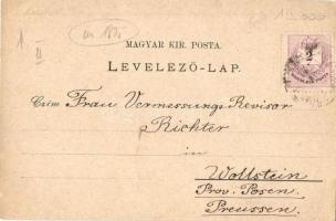 1899 Tátraszéplak, Weszterheim, Tatranska Polianka; nyaralók, étterem / villas, restaurant. G. Kusch...