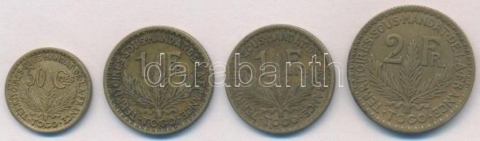 Togo / Francia gyarmat 1924-1925. 50c-2Fr (4xklf) T:2,2- Togo / French colony 1924-1925. 50 Centimes - 2 Francs (4xdiff) C:XF,VF