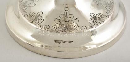 Ezüst kancsó, borkiöntő, díszítve. 434 g 27 cm / Silver jar. 434g