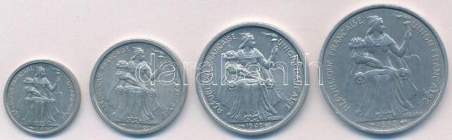 Francia Óceánia 1949. 50c Al + 1Fr Al + 2Fr Al + 1952. 5Fr Al T:1-,2
French Oceania 1949. 50 Centim...