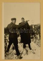 cca 1941-1944 II. világháborús német katona fénykgyűjteménye. 40 db fotó a harcmezőről. Fegyverek, t...