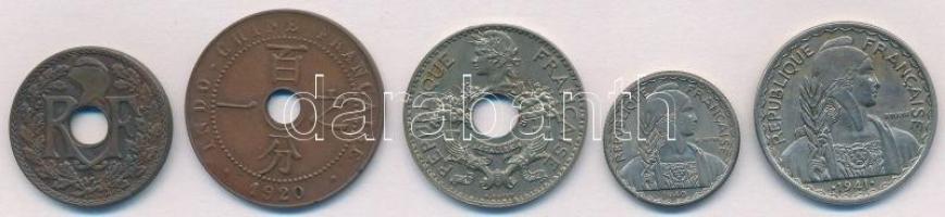 Francia Indokína 1920-1941. 1/2c-20c (5xklf) T:1-,2
French Indo-China 1920-1941. 1/2 Cent - 20 Cent...