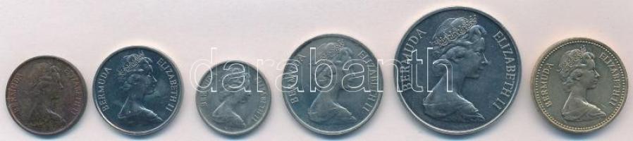 Bermuda 1970-1984. 1c-1$ (6xklf) T:1-,2
Bermuda 1970-1984. 1 Cent - 1 Dollar (6xdiff) C:AU,XF