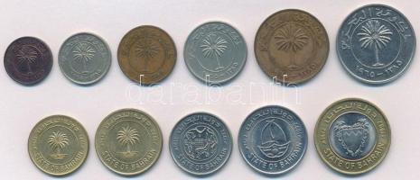 Bahrein 1965. 1f-100f (6xklf) + 1992. 5f-100f (5xklf) T:1-,2
Bahrain 1965. 1 Fils - 100 Fils (6xdif...