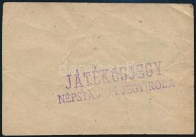 cca 1955 Népstadion közreműködőjegy játékos részére