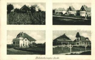 Balatonkeresztúr, Nyaralók, villa, szőlőskert (EK) + NAGYKANIZSA-BUDAPEST 8 mozgóposta