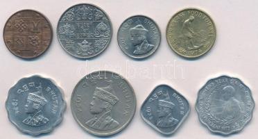 Bhután 1928-1975. 1p-1N (8xklf) T:1-,2
Bhutan 1928-1975. 1 Pice - 1 Ngultrum (8xdiff) C:AU,XF