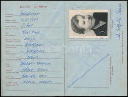 1958 Jugoszláv útlevél magyar személy részére, magyarországi vízumbejegyzésekkel