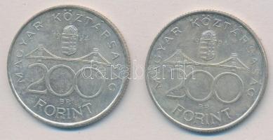 1994. 200Ft Ag "Deák" (2x) T:2