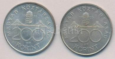 1994. 200Ft Ag "Deák" (2x) T:2