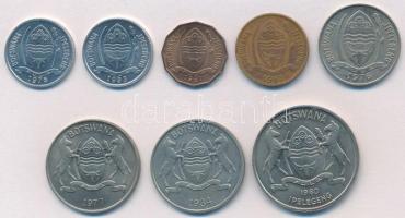 Botswana 1976-1984. 1th-50th (8xklf) T:1-,2
Botswana 1976-1984. 1 Thebe - 50 Thebe (8xdiff) C:AU,XF