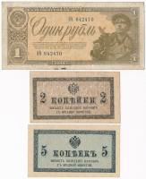 Orosz Birodalom 1912-1917. 2k-10R (6x) + Szovjetunió 1938. 1R T:III,III- Russian Empire 1912-1917. 2 Kopeks - 10 Rubles (6x) + Soviet Union 1938. 1 Ruble C:F,VG