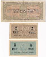 Orosz Birodalom 1912-1917. 2k-10R (6x) + Szovjetunió 1938. 1R T:III,III-
Russian Empire 1912-1917. ...