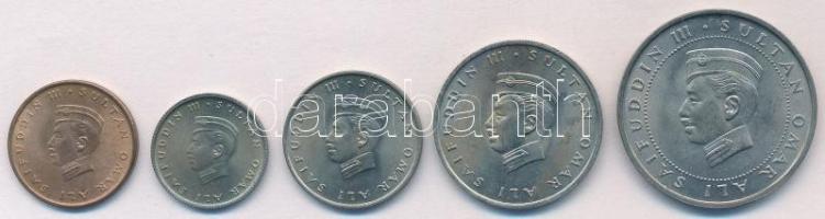 Brunei 1967. 1s-50s (5xklf) T:1-
Brunei 1967. 1 Sen - 50 Sen (5xdiff) C:AU