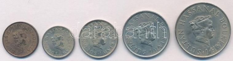 Brunei 1977. 1s-50s (5xklf) T:1-
Brunei 1977. 1 Sen - 50 Sen (5xdiff) C:AU