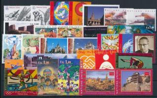 2000-2009 15 sets + 3 stamps, 2000-2009 15 klf sor + 3 klf önálló érték