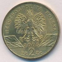 Lengyelország 2005. 2Zl sárgaréz "Bagoly - Bubo bubo" T:1 Poland 2005. 2 Zlotych Brass &qu...