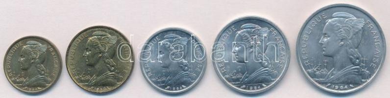 Comore-szigetek 1964. 1Fr-20Fr (5xklf) T:1-
Comoros 1964. 1 Franc - 20 Francs (5xdiff) C:AU