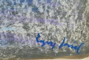 Egry jelzéssel: Szivárvány. Pasztell, papír, 52×33 cm