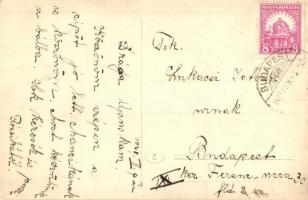 1928 Velence, Községháza, utcakép. photo