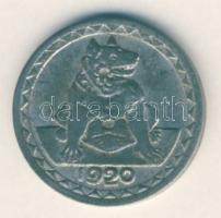 Német Birodalom/Weimari Köztársaság/Aachen 1920. 25Pf fém szükségpénz T:3