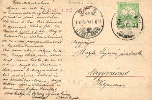 Hosszúfalu, Satulung (Négyfalu, Sacele); Fő utca, Református templom. W. L. (?) 247. St. K. kiadása ...