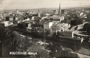 1940 Kolozsvár, Cluj; látkép a hegyről / view from the hill. photo