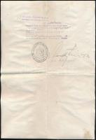 1944 2 db svájci követségi védlevél (Schutzpass) másolata Kemény Károly és felesége, Berény Magda, i...